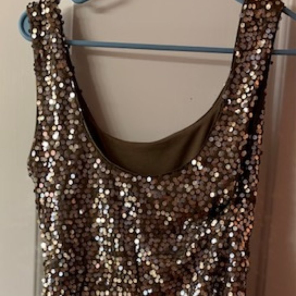 Love Reign, Size Medium, Gold and Silver Sequence Dress